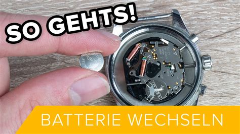 So Gehts: Uhr Batterie wechseln // Alle Arten von  .